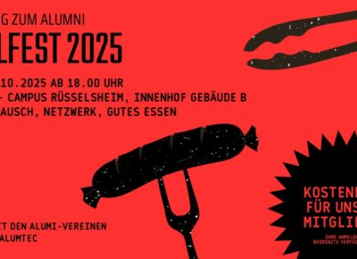 Einladung zum Grillfest am 30.10.2025