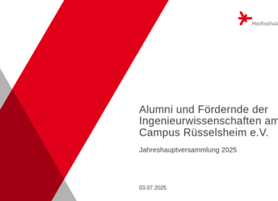Jahreshauptversammlung 2025