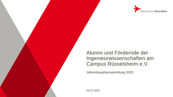 Jahreshauptversammlung 2025