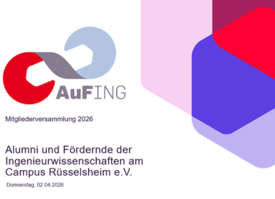Mitgliederversammlung am 02.04.2026
