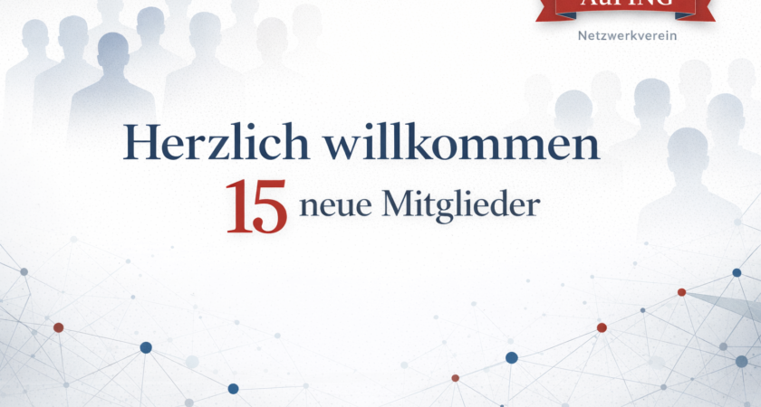 Herzlich Willkommen – 15 Neumitglieder im Mai
